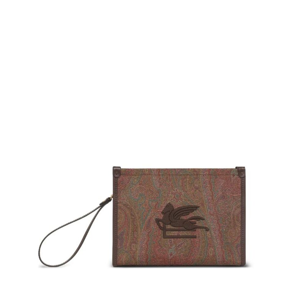 Etro Brown Clutch Bags Men